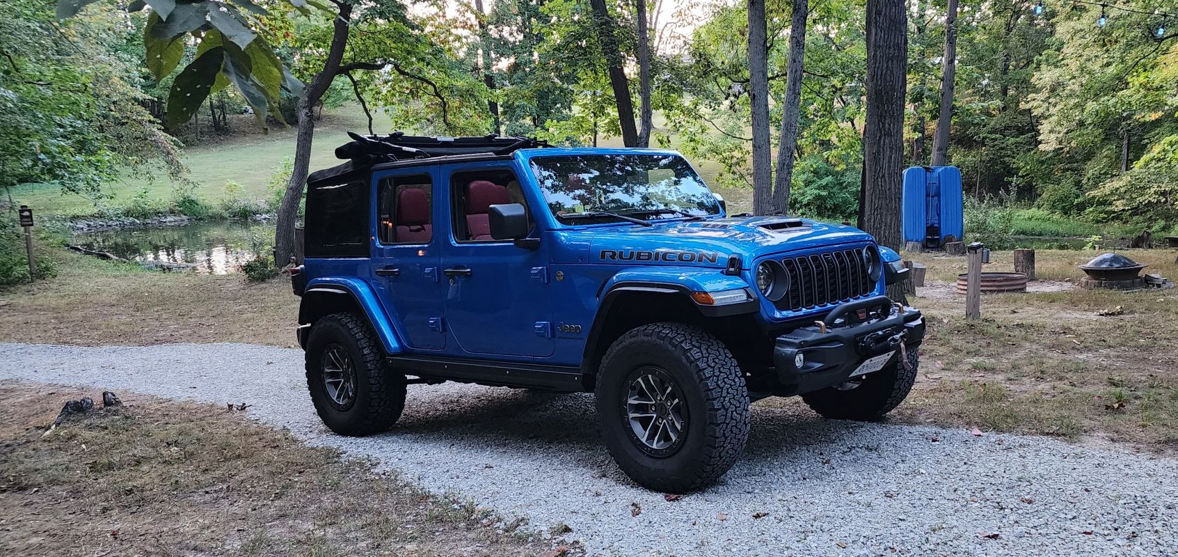 My 2024 Jeep Wrangler Rubicon 392 in the woods.